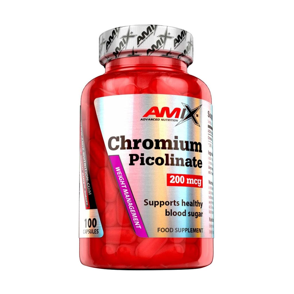 Піколінат хрому Amix Nutrition Chromium Picolinate 200 мкг, 100 капсул